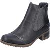 Rieker 70354, Stivali Chelsea Donna, Nero, 40 EU