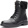 BOSS Vanity_Bootie_GRFUR, Stivaletto Donna, Nero, 40 EU