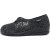 Fischer Markenschuh Fischer Dora - Pantofole a collo basso Donna, Nero (Anthrazit 205), 39 EU