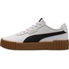 Puma Sneaker da Donna Carina 3.0, 3 0 Bianco Nero, 36 EU