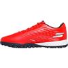 Skechers Razor 1.5 Academy TF - Scarpe da Calcio da Uomo, Colore Rosso Sintetico/Finiture Nere, Numero 40