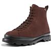 Camper Brutus K400737, Stivale alla caviglia Donna, Borgogna 002, 38 EU