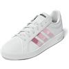 adidas Donna Grand Court Base 3.0 CHOES, Ftwr White/Ftwr White/Core Black, 38 EU
