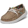 HEYDUDE Hey Dude - Wendy Sox - Scarpe Donna Slip-On Sneakers - Mocassini | Tacco posteriore rialzato per una vestibilità sicura, lacci elastici, soletta in schiuma rimovibile, suola flessibile per un