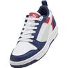 Puma Rebound V6 Lo JrSneaker Unisex per Bambini, Piuma Gioiello Blu Grigio Puma Bianco, 38.5 EU