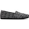 TOMS Alpargata Cloudbound, Mocassino Donna, Pelliccia Sintetica Intrecciata Globale Multi Accogliente Nera, 35.5 EU