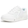 Skechers Women's Viper Court Classic Sneaker, White Leather Textile Synthetic, 39.5 EU