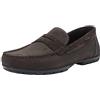 Geox U Moner W 2fit D, Moccasin Uomo, Dk Brown, 39 EU