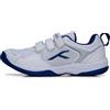 HUNDRED Court Star Non-Marking Badminton Shoes for Boys (White/Navy, EU 33/UK 1/US 2) | Lightweight | X-Cushion Protection | Suitable for Indoor Tennis/Squash/Table Tennis/Basketball & Padel