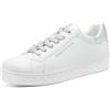 MARCO TOZZI Donna Sneaker Morbida Feel Me Soletta Estraibile Morbida Fodera Interna Vegano Moderno