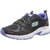 Skechers Hillcrest Pure Fuga, Scarpe da passeggio Donna, Nero, 39.5 EU