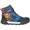Geox J TREKKYUP Boy B ABX - Barca alla caviglia, colore blu navy/rosso, 33 EU, Marina rossa, 33 EU