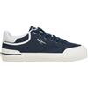 Pepe Jeans Nolan Basic M, Sneak Uomo, Blu Acciaio Blu, 41 EU