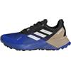 adidas Uomo Terrex Soulstride Rain.RDY Trail Running Shoes, Semi Lucid Blue/Grey One/Blanch Cargo, 39 1/3 EU