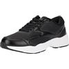 Calvin Klein Uomo Sneakers Court Retro Tennis Low Multilayer Suola Grossa, Nero (Black/Bright White), 44