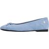 Tommy Hilfiger Donna Ballerine Toe cap in Pelle Scamosciata