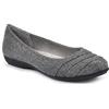 CLIFFS BY WHITE MOUNTAIN Ballerine Donna Clara, Tessuto Glitter Peltro, 40 EU