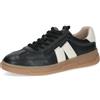 CAPRICE Sneaker da Donna Bassi in Pelle con Cerniera, Nero (Black Nappa Co), 40 EU
