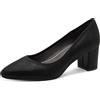 Jana Damen Pumps Vegan 8-22461-46, Scarpe décolleté Donna, Nero Metallizzato, 40 EU