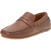 Tommy Hilfiger Mocassini Uomo Casual Leather Driver in Pelle, Marrone (Winter Cognac), 40