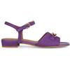 Geox Sandalo piatto da donna D New Eraklia 15, Viola, 38 EU