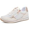 MARCO TOZZI Donna Sneaker Morbida Soletta Feel Me Estraibile Pelle Morbida Fodera Interna Vegano Moderno