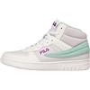 Fila NOCLAF - Sneaker da Donna, Misura Media, Colore: Bianco/Verde, 40 EU