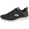 Skechers Flex Appeal 4.0 - Wild Ballad, Scarpe da ginnastica Donna, Nero, 37 EU