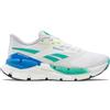 Reebok FLOATZIG SYMMETROS, Sneaker Donna, White/UNLEASHEDGREEN/KINEBLUE, 38 EU