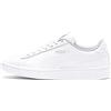 PUMA Unisex Kids Puma Smash v2 L Jr Sneakers, Puma White-Puma White, 38.5 EU