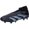 adidas Unisex - Adulto Predator League Laceless Firm Ground Football Boots, Core Black / Carbon / Core Black, 42 EU