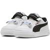 Puma CAVEN III Racing Crew AC+ Inf - Sneaker Unisex per Bambini, Colore: Bianco/Nero/Blu Chambray, Taglia 42