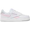 Reebok Club C Revenge 27 EU - Sneakers, Colore: Bianco/Frostedberry/GREY1, White Frostedberry Grey1, 27 EU