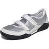 Skechers Zinger Evo Zen Daze - Scarpe da Ginnastica da Donna, Colore Argento, Taglia 36