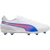 Puma King Match Fg/AG, Scarpe da Calcio Unisex - Adulto, Puma White Bluemazing Flat Light Gray, 46 EU