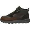 Geox U Spherica 4x4 B Abx, Scarpe da ginnastica Uomo, Dk Brown, 46 EU