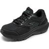 Skechers Go Run Consistent 2.0 Advantage, Scarpe da Ginnastica Donna, Black Leather/Black Trim, 37.5 EU