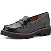 White Mountain Scarpe Donna Gunner Penny Mocassino, Nero/Vernice, 37 EU