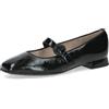 CAPRICE Ballerine da Donna in Pelle con Piccolo Tacco, Nero (Black Naplak), 38 EU