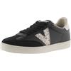 victoria Sneaker Berlin Ciclista Effetto Pelle Pompata & Logo Glitterato & Punta in Crosta di Pelle 1126198 per Donna