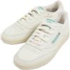 Reebok Club C 85 Vintage, Sneaker Unisex - Adulto, Top Chalk Paperwhite Glen Green, 34.5 EU