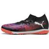 Puma Future 8 Match TT - Scarpe da Calcio Unisex, Puma Black-Puma White-Glowing Red,