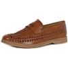 Hush Puppies Bowie Calzature Mocassino da Uomo in Pelle Color Cuoio - EUR 46