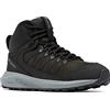 Columbia TRAILSTORM CREST MID WATERPROOF Scarponi Da Trekking Alta impermeabili Donna, Nero (Black x Ti Grey Steel), 40 EU