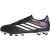 adidas Unisex - Adulto Copa Pure IV Club Firm Ground/Multi Ground Football Boots Shoes, Core Black/Ftwr White/Lucid Red, 43 1/3 EU