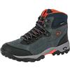 Lico, Milan, Scarpe da Arrampicata Alta, Uomo, Nero Anthrazit Orange Anthrazit Orange, 36 EU