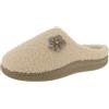 de fonseca Ciabatte Donna Invernali Chiuse, Teddy Con Fiore, In Microfibra, Suola In Tpr Rinfirzata, Ciabatta Da Casa PantofoleDonna