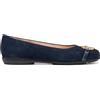 Geox D Annytah, Balletto Piatto Donna, Blu, 39 EU