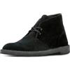 Clarks Bushacre 2, Stivali uomo Nero Black Suede 46, Nero (Black Suede), 44.5 EU