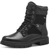 Tamaris Comfort Stivaletti invernali da donna stringati foderati idrorepellenti, Nero (Black), 36 EU
